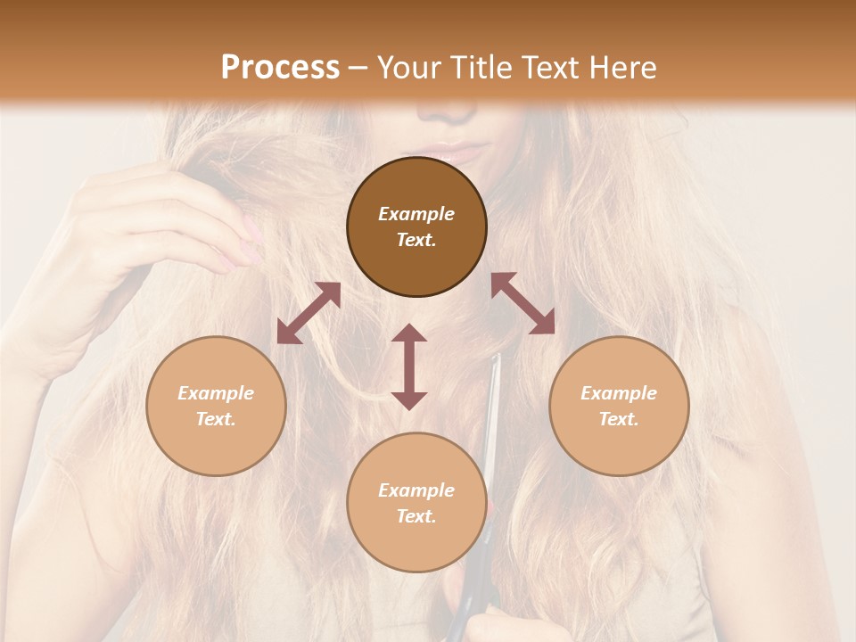 Looking  Blond PowerPoint Template