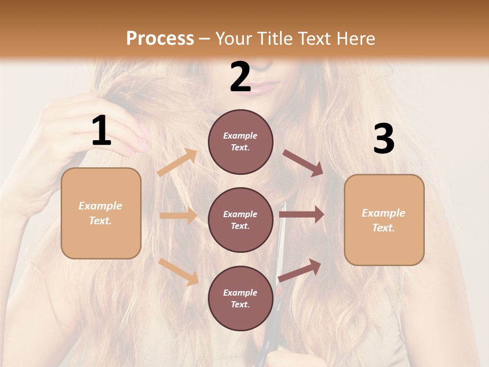 Looking  Blond PowerPoint Template