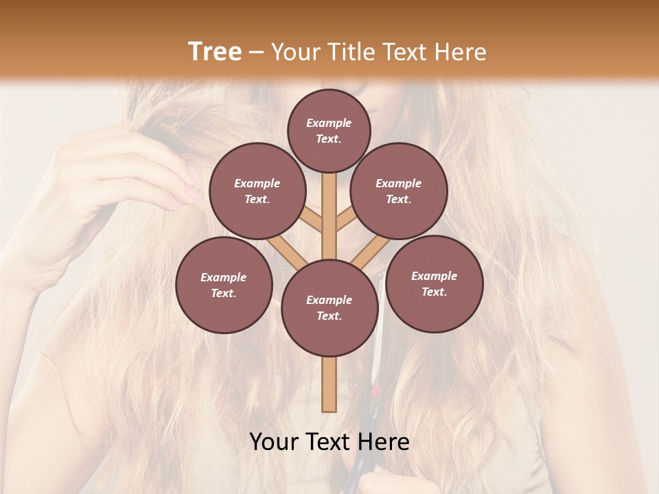 Looking  Blond PowerPoint Template