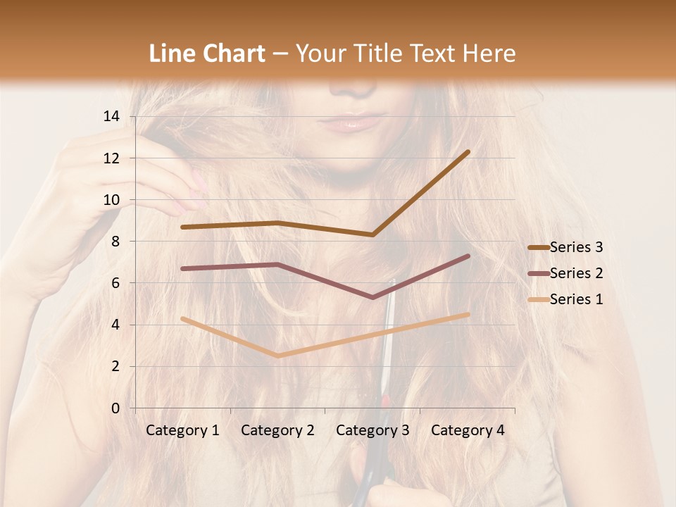 Looking  Blond PowerPoint Template