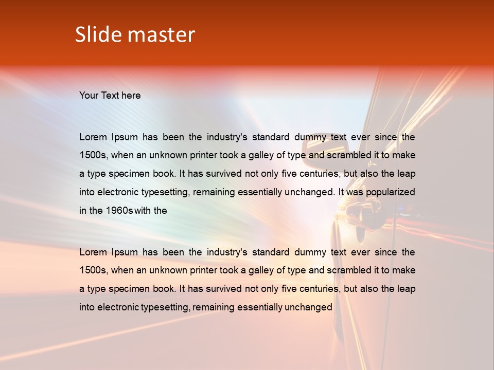 Night Aggressive Eye PowerPoint Template