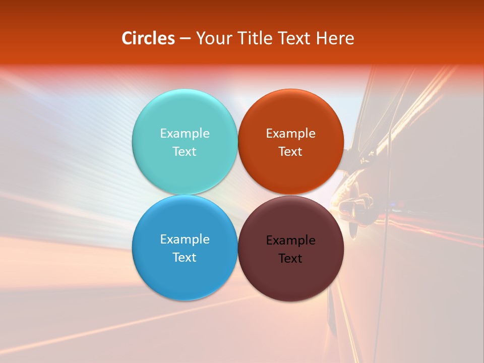 Night Aggressive Eye PowerPoint Template