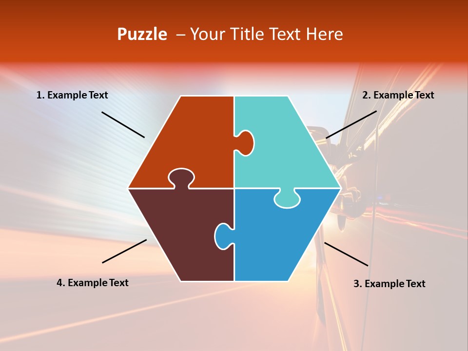 Night Aggressive Eye PowerPoint Template