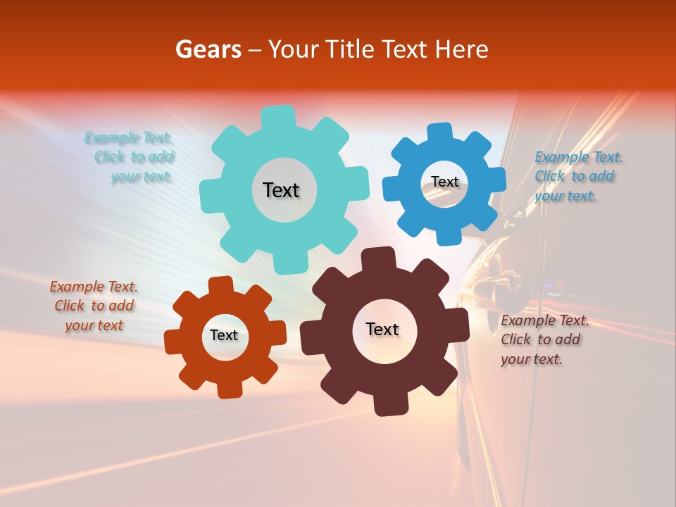 Night Aggressive Eye PowerPoint Template