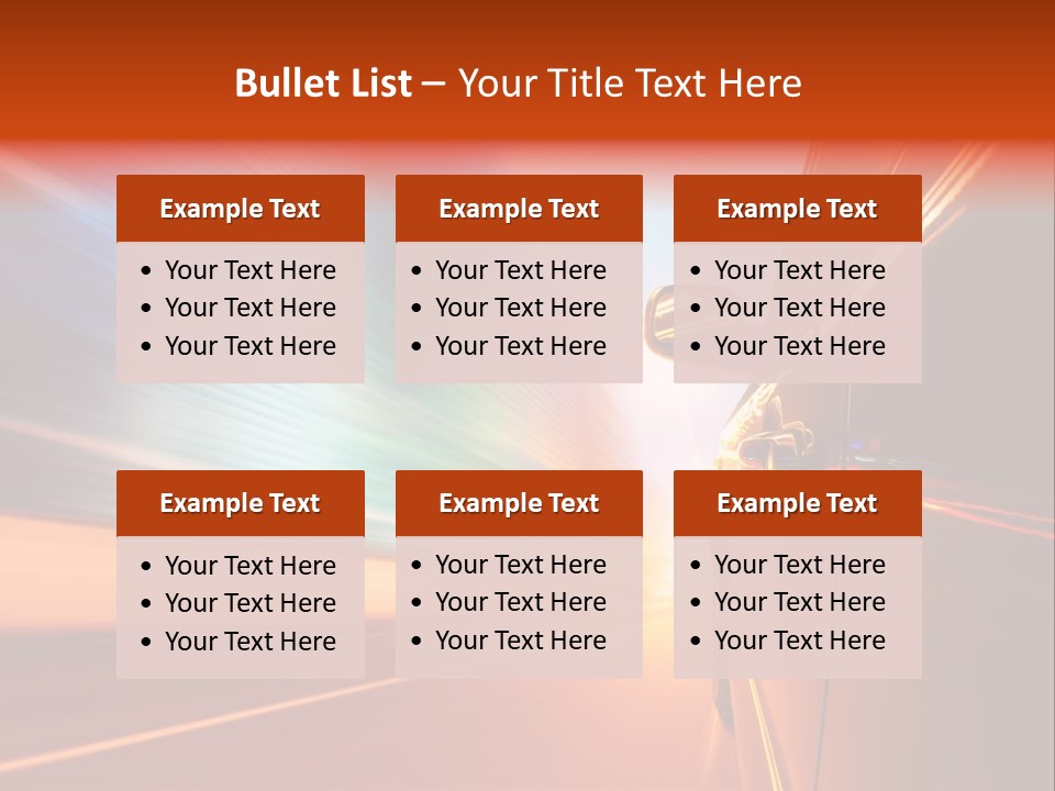 Night Aggressive Eye PowerPoint Template