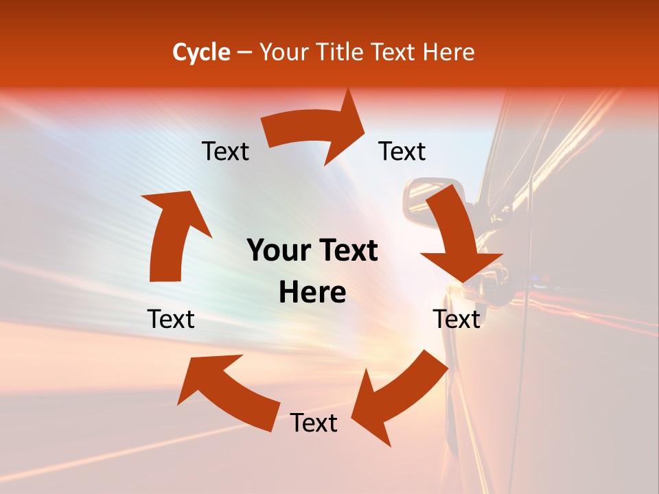 Night Aggressive Eye PowerPoint Template