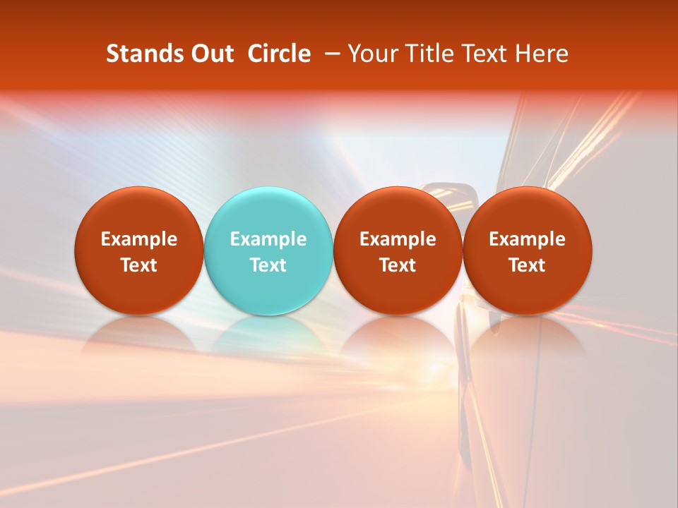 Night Aggressive Eye PowerPoint Template