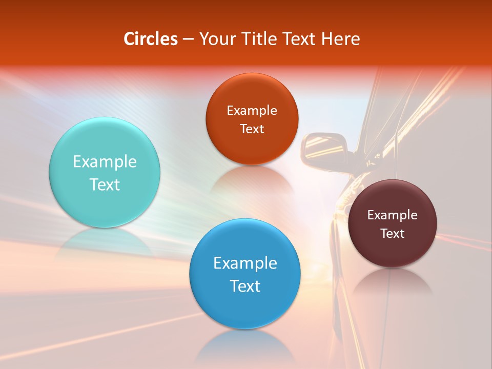 Night Aggressive Eye PowerPoint Template