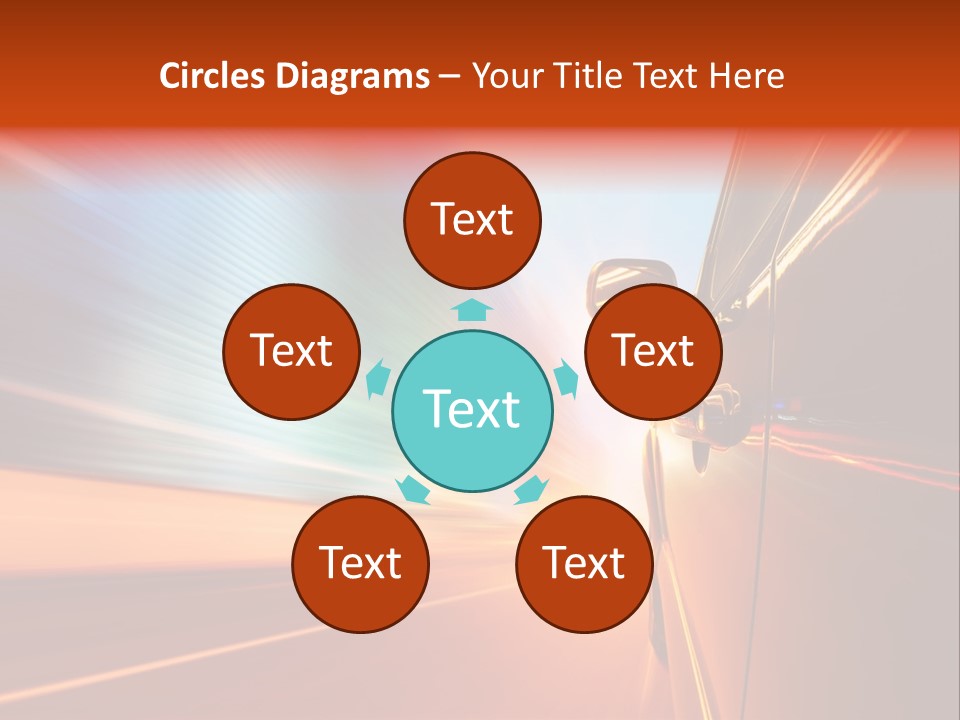 Night Aggressive Eye PowerPoint Template