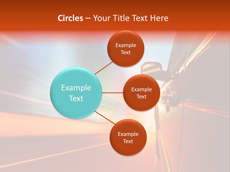 Night Aggressive Eye PowerPoint Template