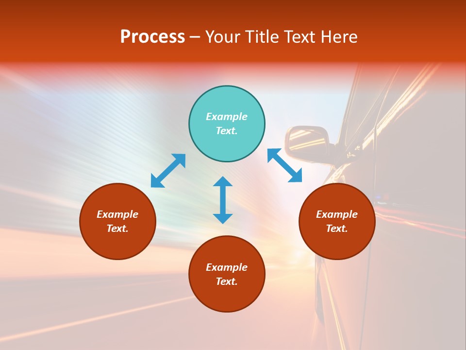 Night Aggressive Eye PowerPoint Template