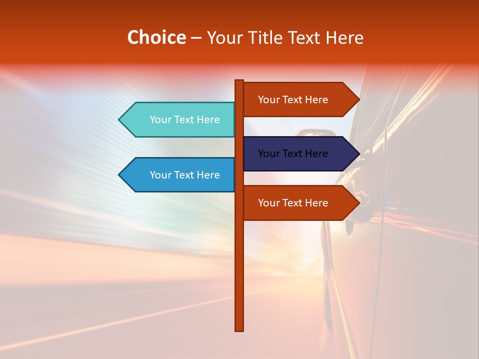 Night Aggressive Eye PowerPoint Template