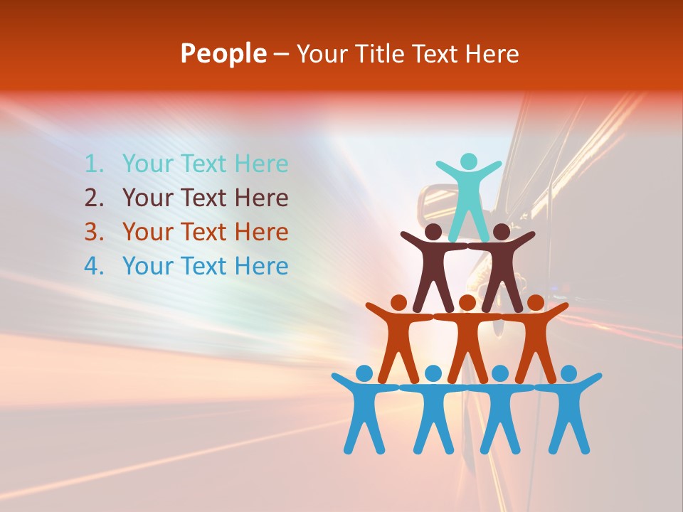 Night Aggressive Eye PowerPoint Template