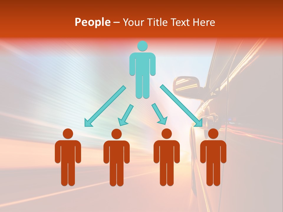 Night Aggressive Eye PowerPoint Template