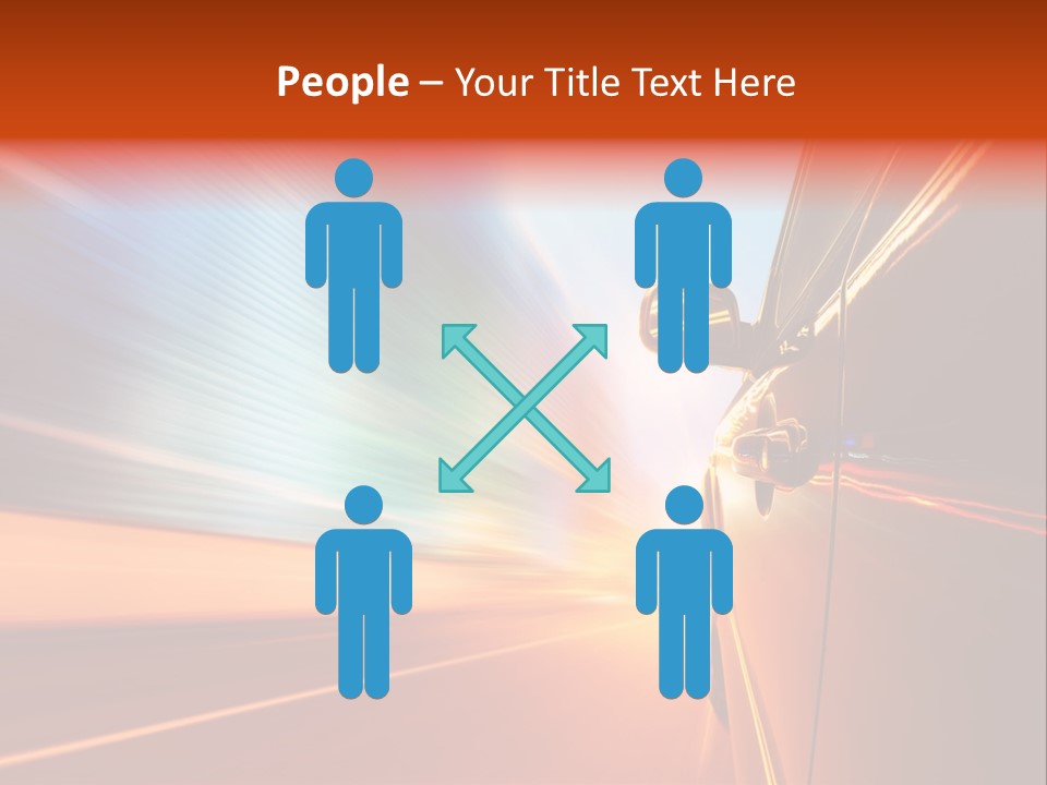 Night Aggressive Eye PowerPoint Template