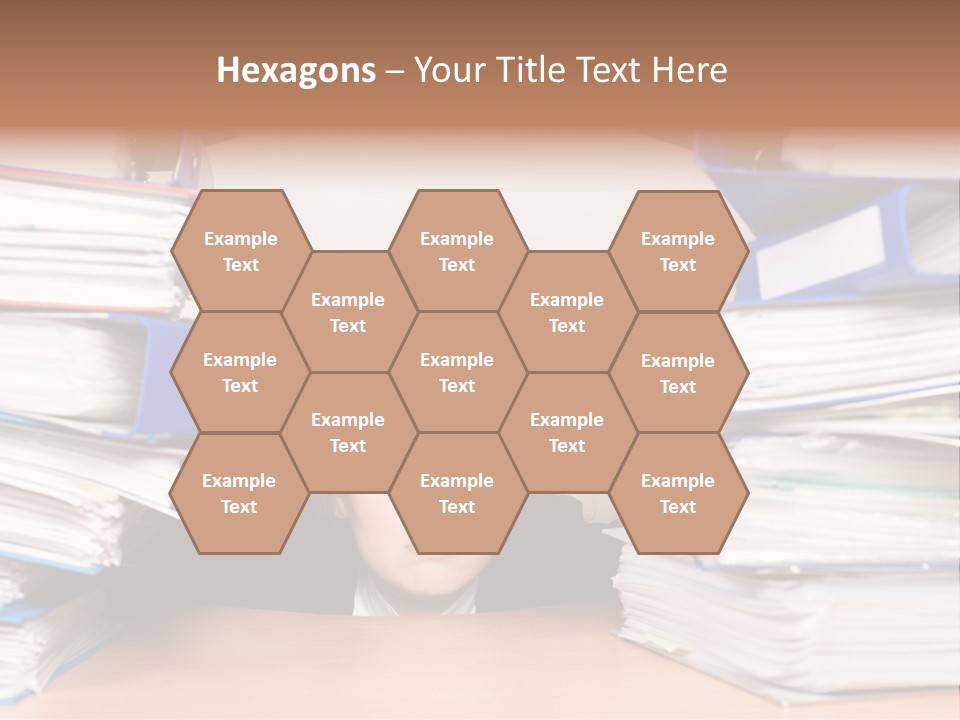 Despair Pressure Businesswoman PowerPoint Template