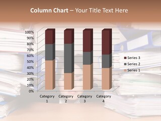 Despair Pressure Businesswoman PowerPoint Template