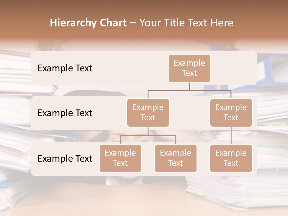 Despair Pressure Businesswoman PowerPoint Template