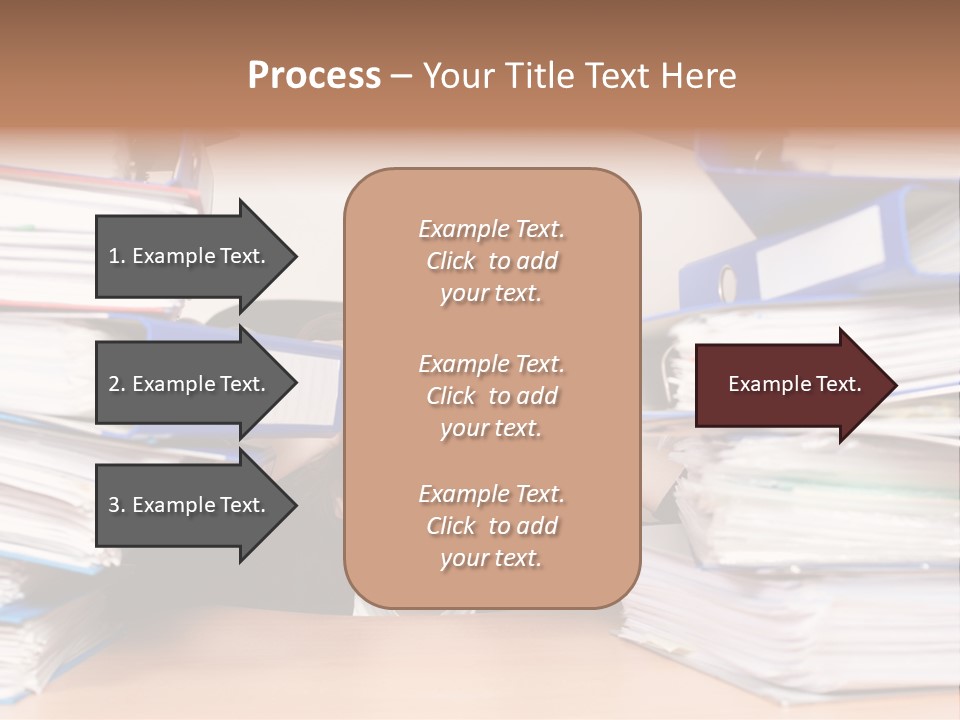 Despair Pressure Businesswoman PowerPoint Template