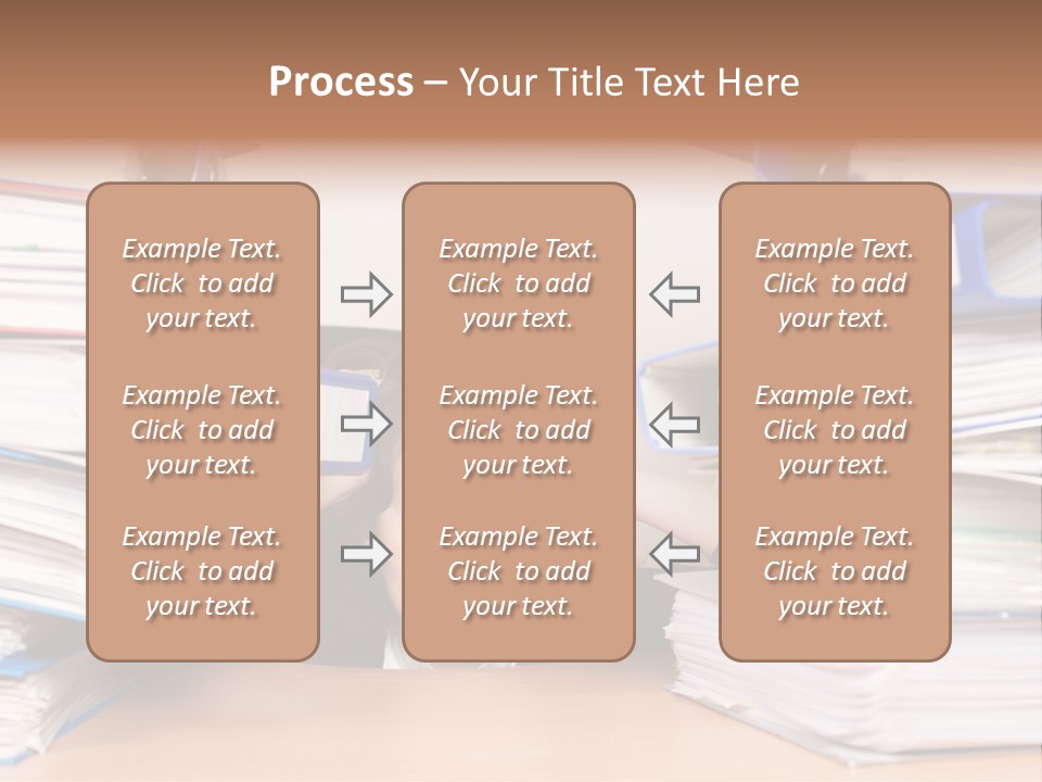 Despair Pressure Businesswoman PowerPoint Template