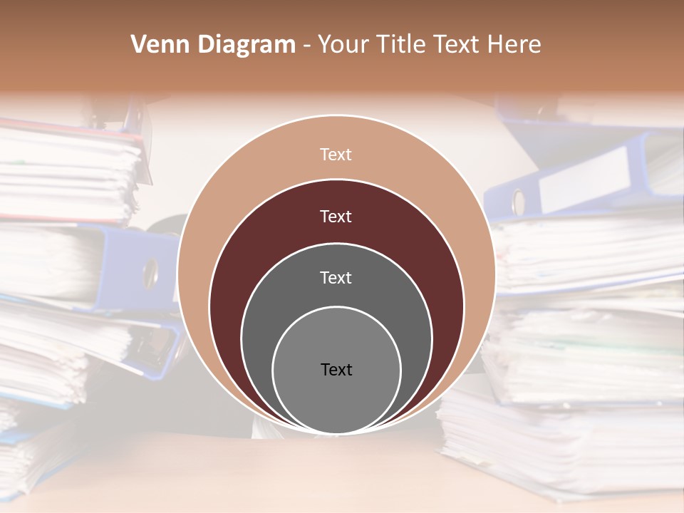 Despair Pressure Businesswoman PowerPoint Template