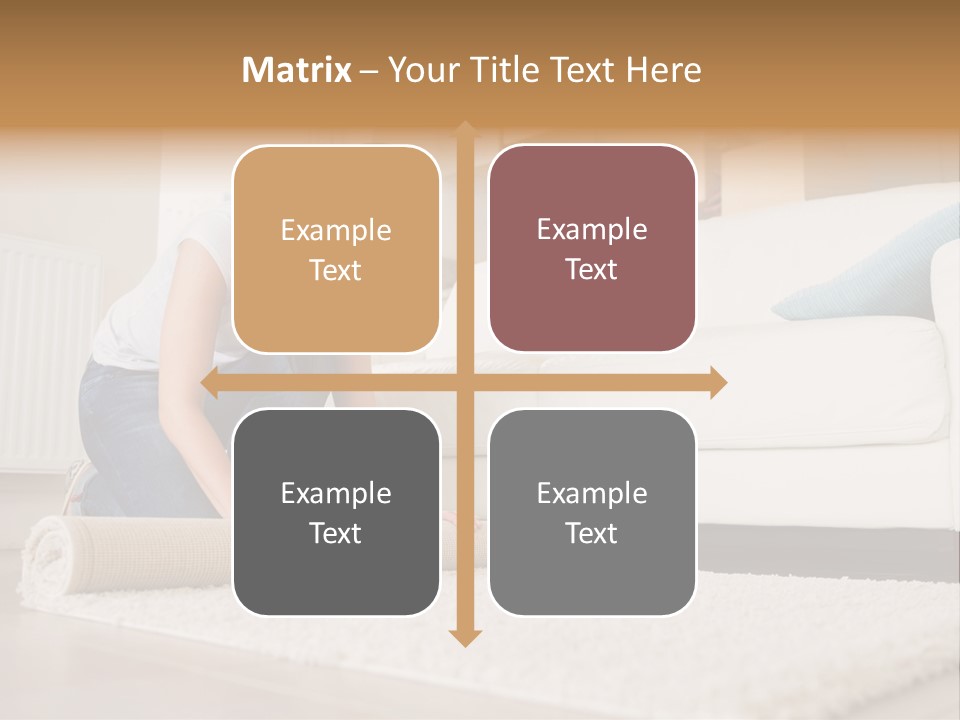 Wife Box Housework PowerPoint Template