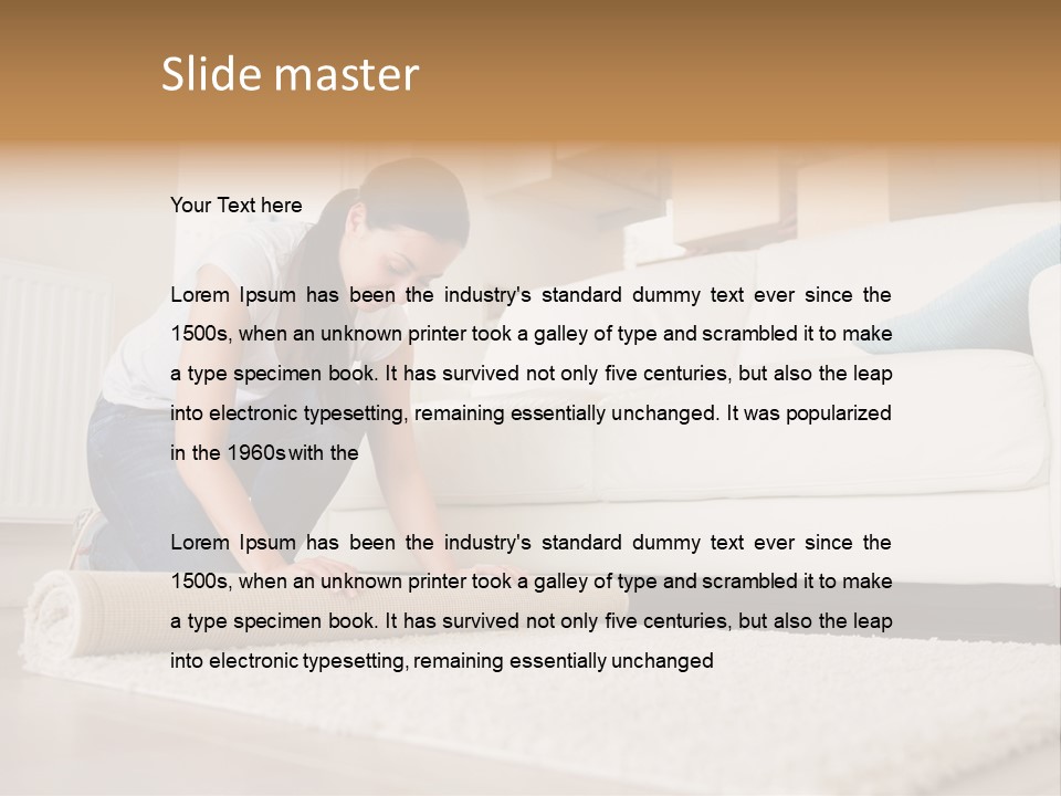 Wife Box Housework PowerPoint Template