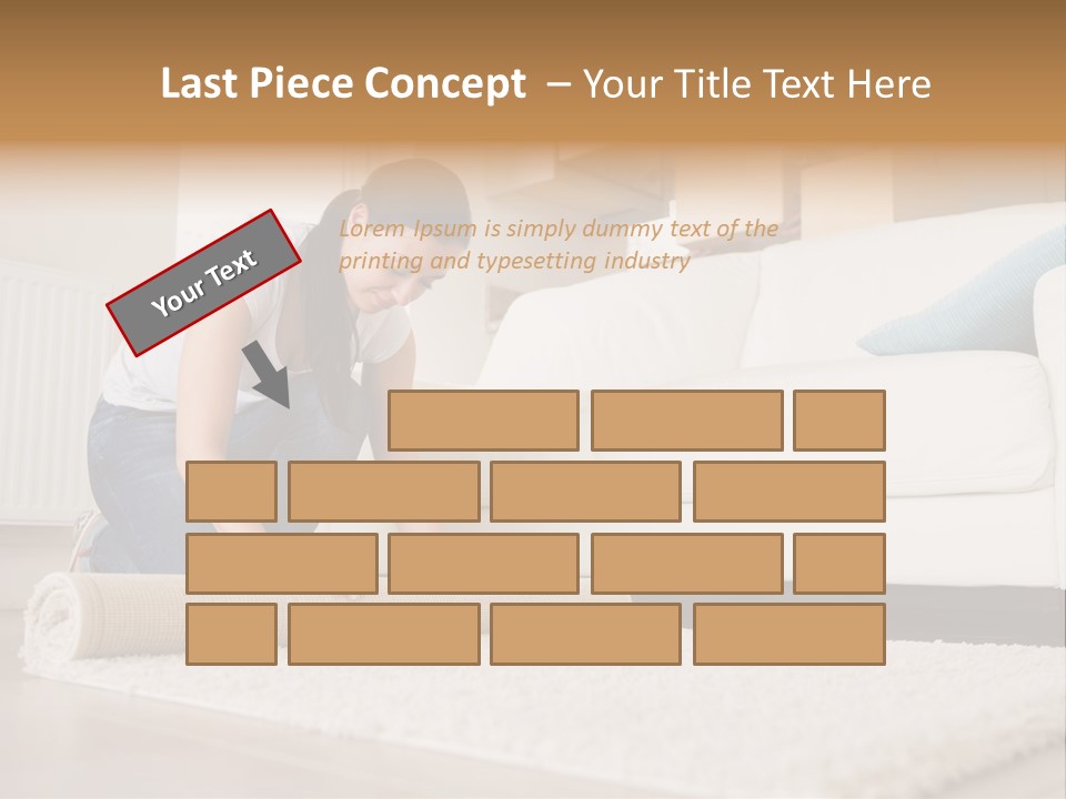 Wife Box Housework PowerPoint Template