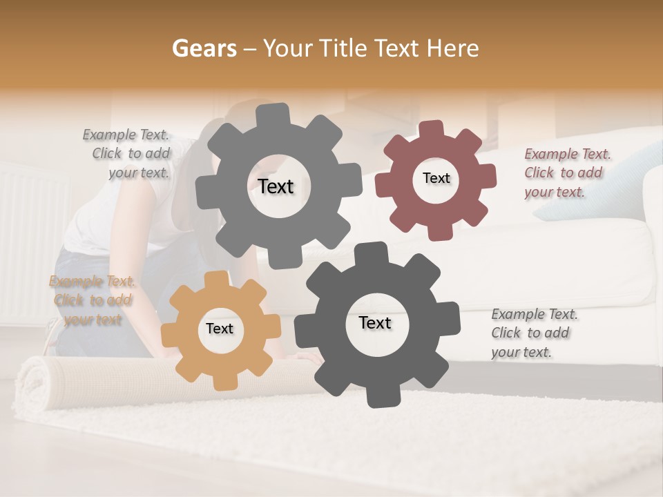 Wife Box Housework PowerPoint Template