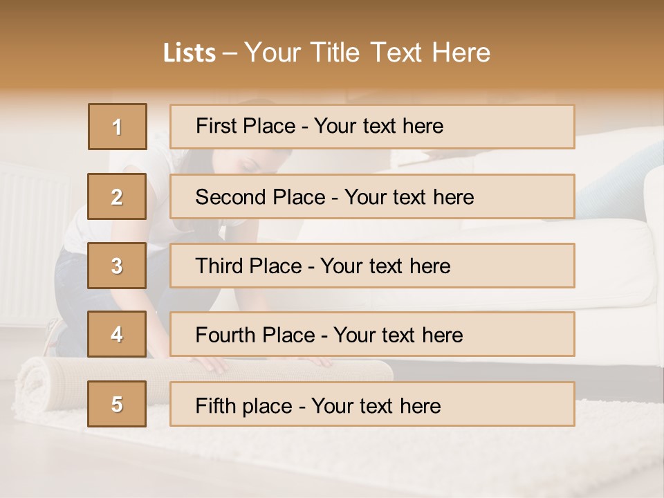 Wife Box Housework PowerPoint Template