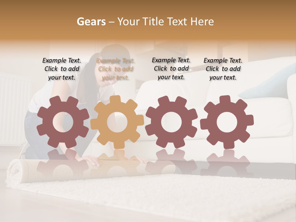 Wife Box Housework PowerPoint Template