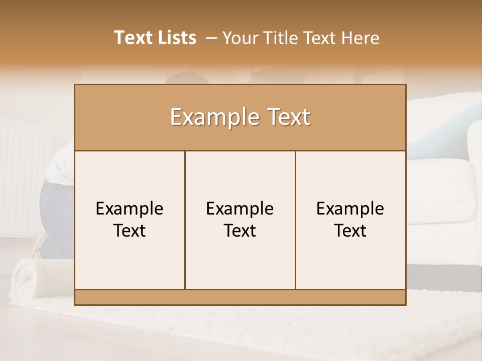 Wife Box Housework PowerPoint Template