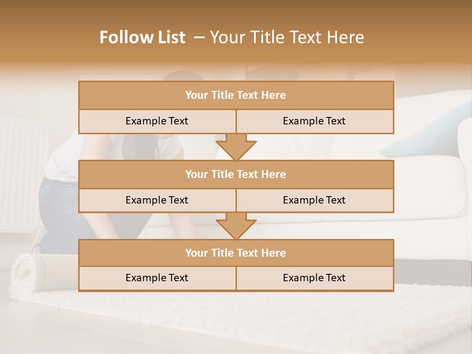 Wife Box Housework PowerPoint Template