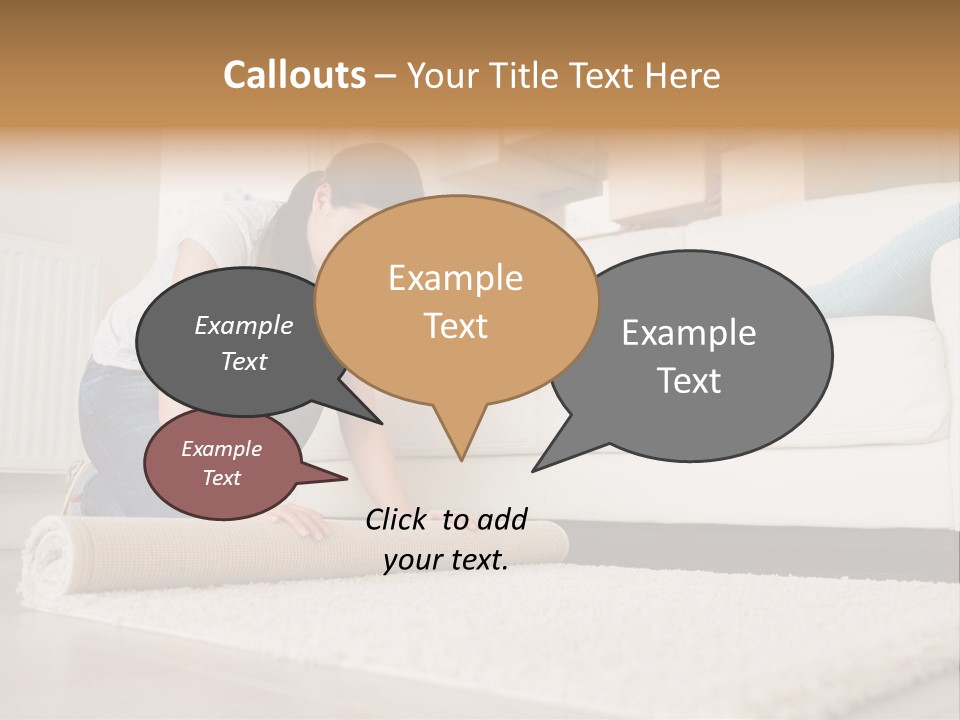 Wife Box Housework PowerPoint Template