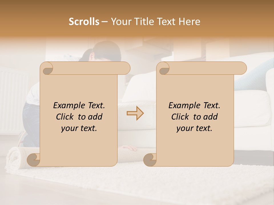 Wife Box Housework PowerPoint Template