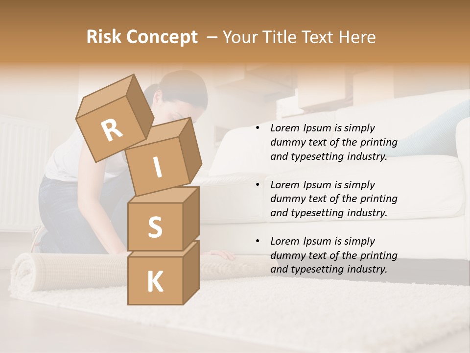 Wife Box Housework PowerPoint Template