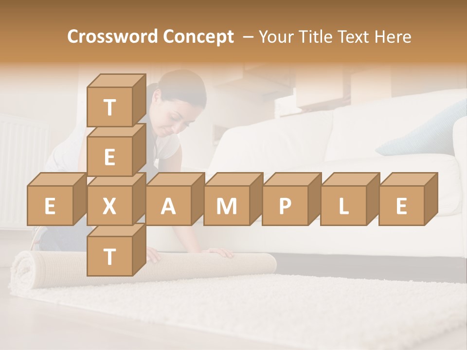 Wife Box Housework PowerPoint Template