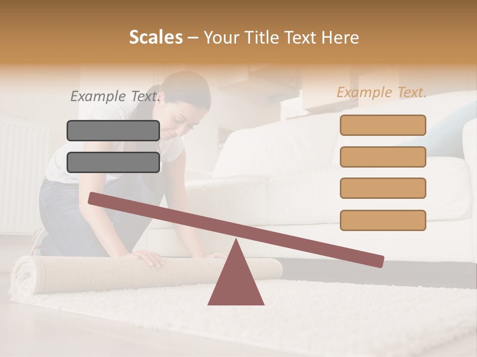 Wife Box Housework PowerPoint Template