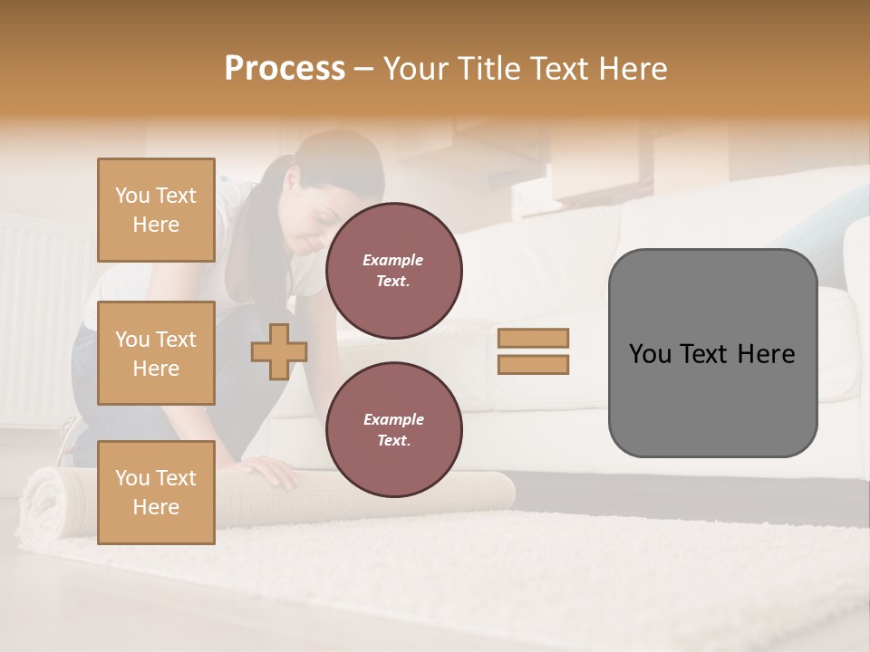 Wife Box Housework PowerPoint Template