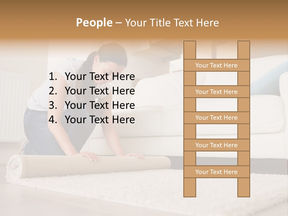 Wife Box Housework PowerPoint Template