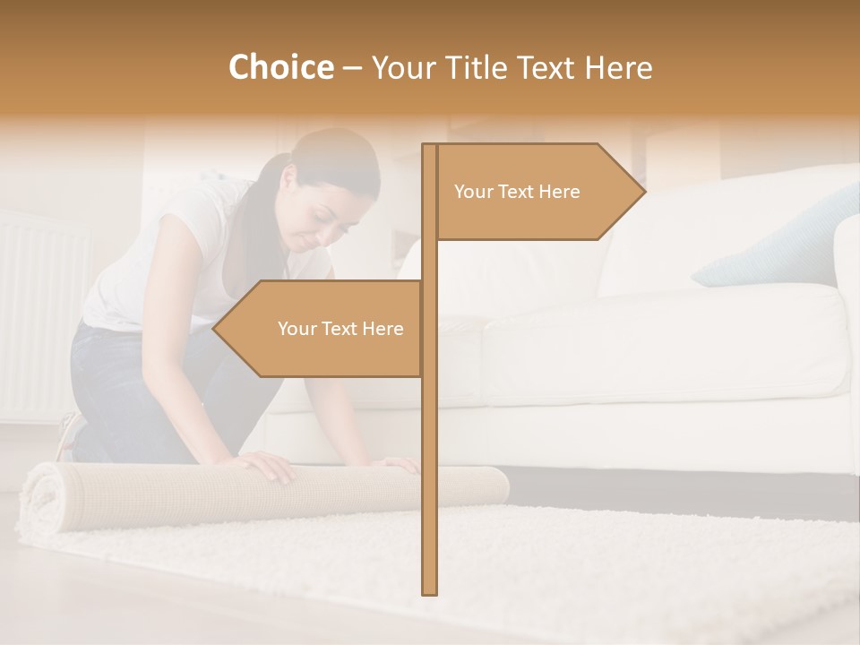 Wife Box Housework PowerPoint Template