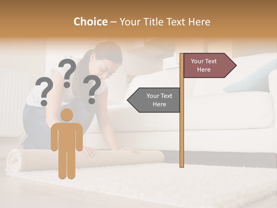 Wife Box Housework PowerPoint Template