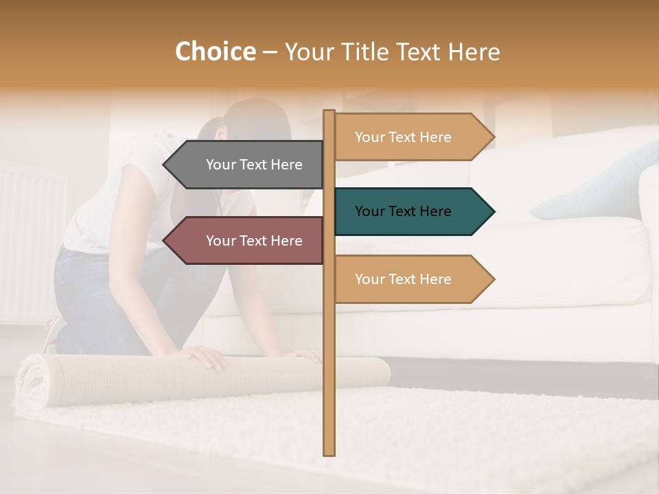 Wife Box Housework PowerPoint Template