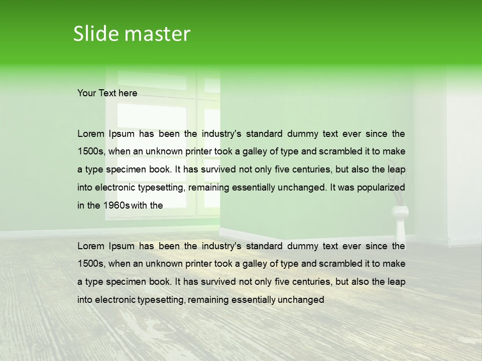 Interior Estate Space PowerPoint Template