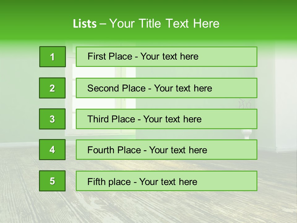 Interior Estate Space PowerPoint Template