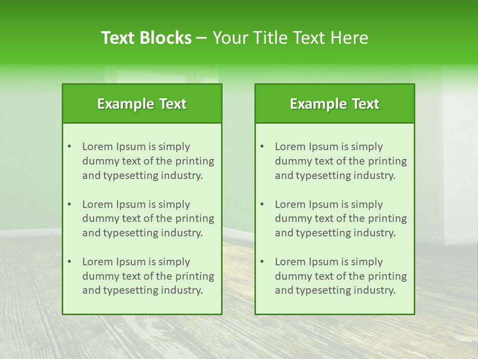 Interior Estate Space PowerPoint Template