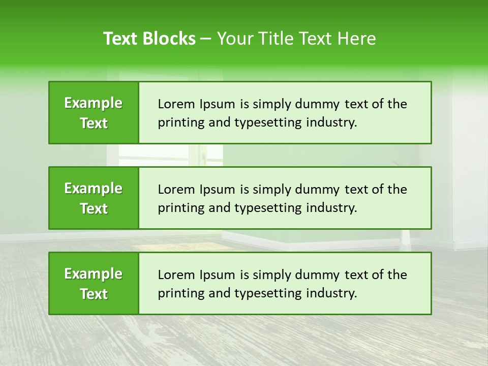 Interior Estate Space PowerPoint Template