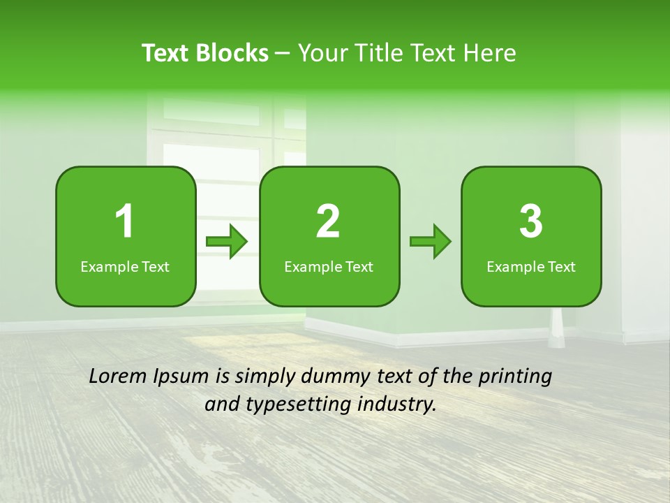 Interior Estate Space PowerPoint Template