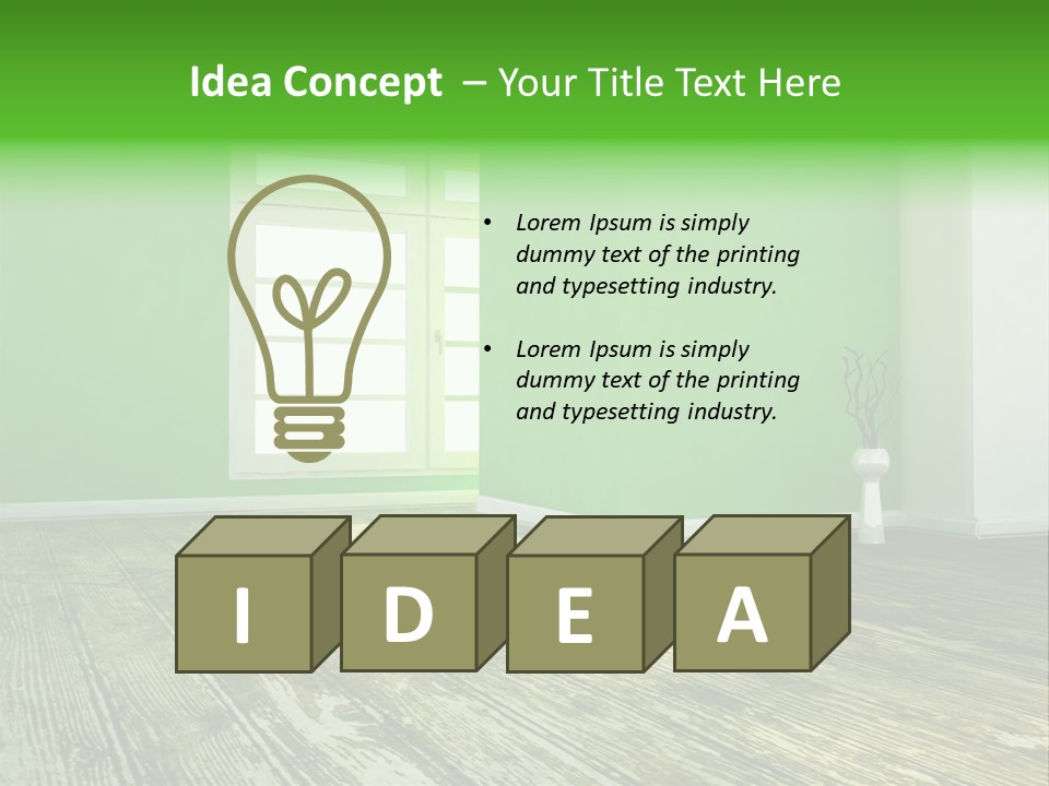 Interior Estate Space PowerPoint Template