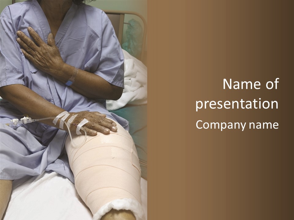Surgery Medical Instrument Pain PowerPoint Template